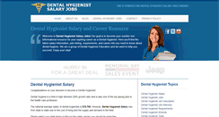 Desktop Screenshot of dentalhygienistsalaryjobs.com
